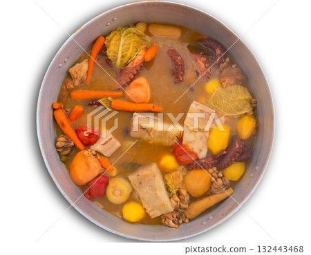 Octopus stew from mediterranean recipe 132443468