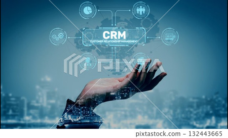 CRM Customer Relationship Management Platform with Data Analytic User Tool Muxer 132443665