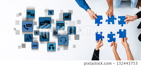 Online help and FAQ customer support service Entice 132443753