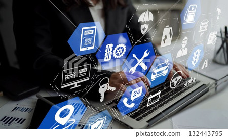 Car services and insurance solutions for vehicle protection Funnel 132443795