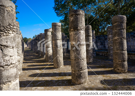 Chichen Itza one thousand columns temple Chichen Itza one thousand columns temple 132444006
