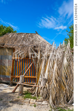 Holbox tropical Island cabin hut in Mexico 132444014