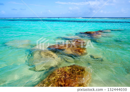 Mahahual Caribbean beach in Costa Maya 132444030
