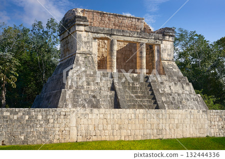 Chichen Itza north temple in Mexico 132444336