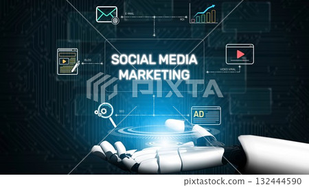 Social Media Marketing Strategy and Engagement Visualization Muxer 132444590