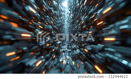 網路城市、地理前沿、科幻科技旭日 網路城市、地理前沿、科幻科技旭日 132444622