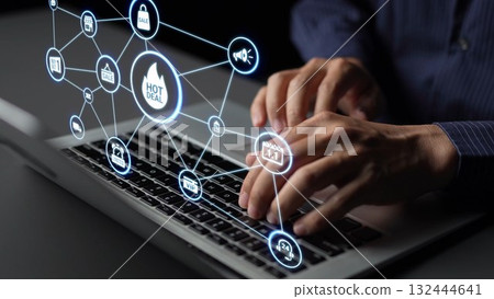 Sale and promotion icons for marketing and e-commerce business Funnel Sale and promotion icons for marketing and e-commerce business Funnel 132444641