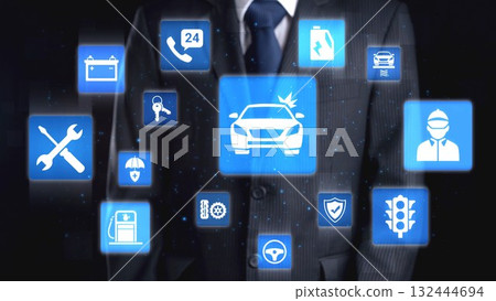 Car services and insurance solutions for vehicle protection Spire 132444694