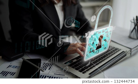 Cybersecurity Strategy to Protect Digital Business Assets Thunk 132444734