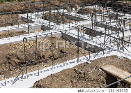 Housing construction Rebar construction 132445365