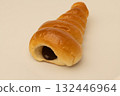 Chocolate cornet, one of Japan's traditional sweet breads 132446964