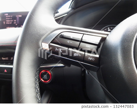 Steering wheel switches for safely driving your car 132447083