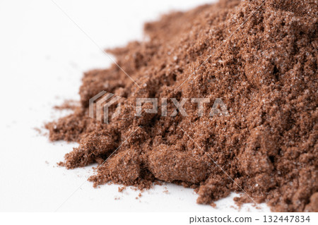 可可粉與糖的特寫 可可粉與糖的特寫 132447834