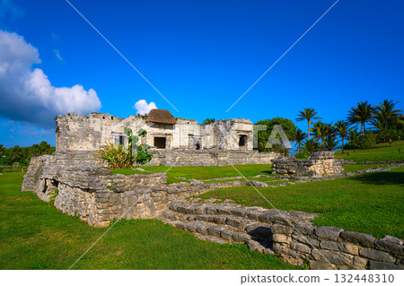 Tulum Mayan city ruins in Riviera Maya 132448310