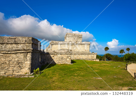 Tulum Mayan city ruins in Riviera Maya 132448319