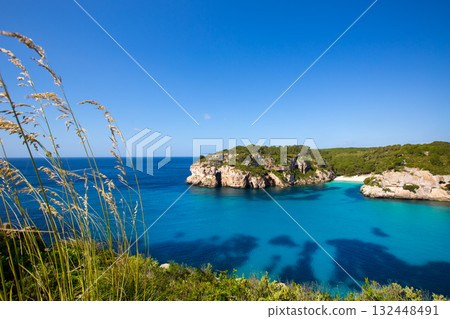 Cala Macarella Macarelleta Cituradella in Menorca Balearic 132448491