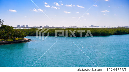 Cancun Nichupte Lagoon at Hotel Zone 132448585