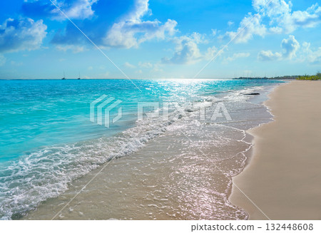 Riviera Maya Caribbean beach turquoise Mexico Riviera Maya Caribbean beach turquoise Mexico 132448608