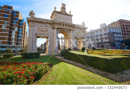 Valencia Puerta porta de la Mar door square Valencia Puerta porta de la Mar door square 132448673