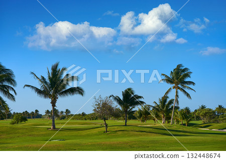 Cancun Mexico Kukulcan blvd golf course 132448674