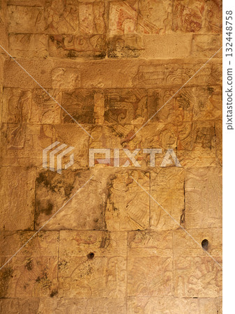 Jaguars temple in Chichen Itza Mexico Jaguars temple in Chichen Itza Mexico 132448758