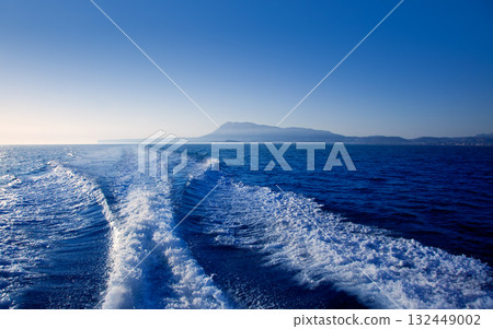 Denia alicante nas Mongo mountain view from sea Denia alicante nas Mongo mountain view from sea 132449002