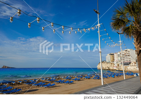 Benidorm Levante beach in Alicante Spain 132449064