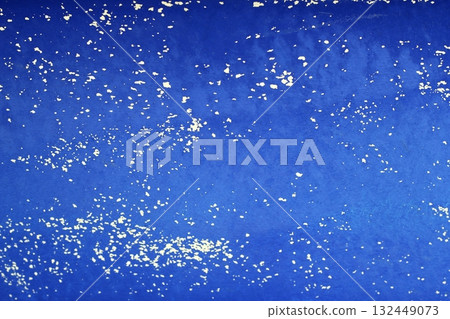 blue grunge aged paint wall texture background 132449073