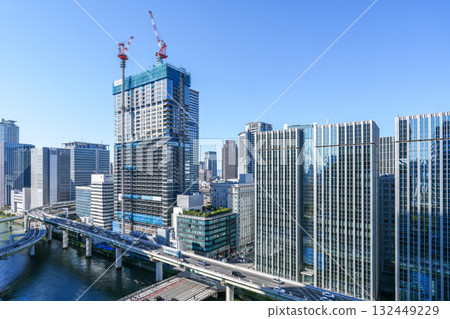 大阪中之島的摩天大樓（從節慶塔拍攝）2025年10月 132449229