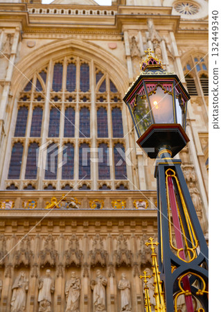 London Westminster Abbey facade 132449340