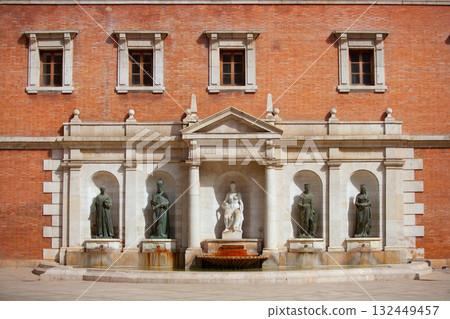 Valencia Plaza del Patriarca University downtown fountain Valencia Plaza del Patriarca University downtown fountain 132449457