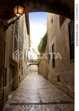 arches of Barrio Calatrava Los Patios in Majorca at Palma 132449472