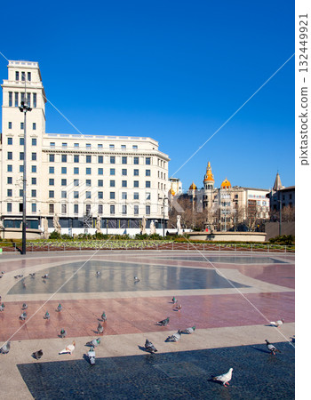 Barcelona Placa de Catalunya plaza de cataluna 132449921