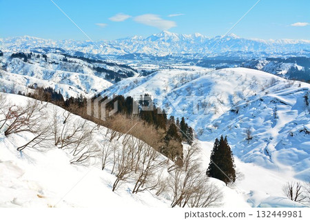 Echigo Miyama snow scene 132449981