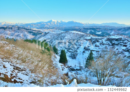 Echigo Miyama snow scene 132449982