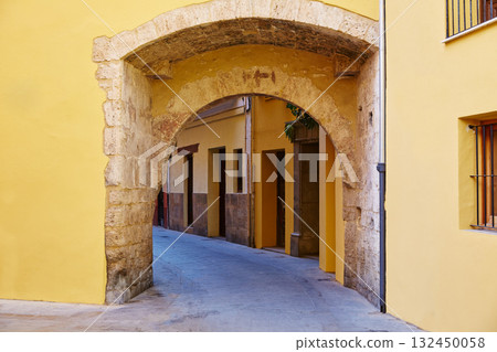 Valencia Portal de Valldigna arch barrio del Carmen Valencia Portal de Valldigna arch barrio del Carmen 132450058