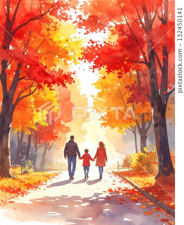 秋季葉子標示用樹 132450141