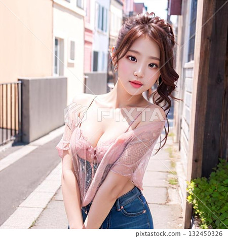 美麗的比基尼女人 132450326