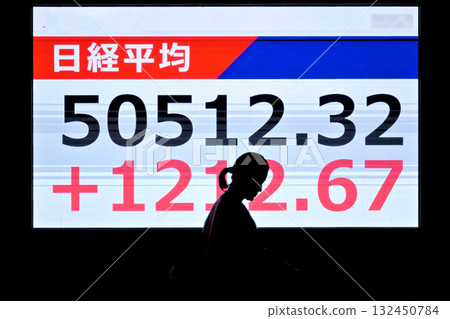 Nikkei average stock price exceeds 50,000 yen Nikkei average stock price exceeds 50,000 yen 132450784