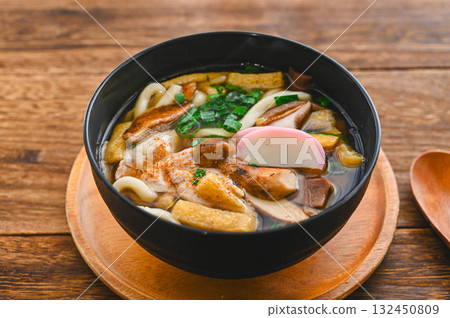 Braised Pork and Mushroom Udon Braised Pork and Mushroom Udon 132450809