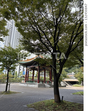 Scenery around Shin-Kobe Station and the Ikuta River 132450847