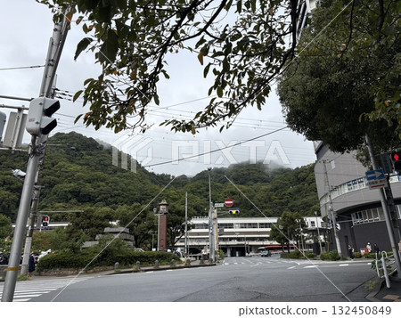 Scenery around Shin-Kobe Station and the Ikuta River 132450849