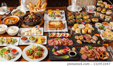 A table full of food 132451047