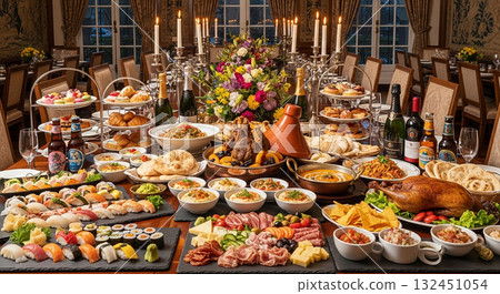 A table full of food 132451054