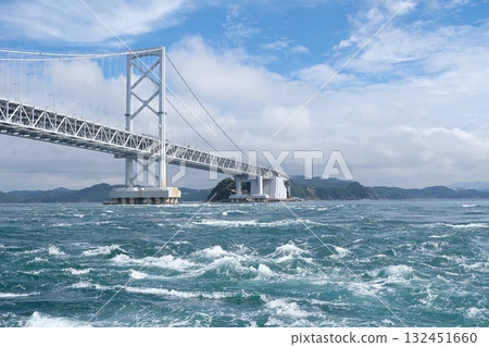 Naruto Strait seen from the sea Naruto Strait seen from the sea 132451660