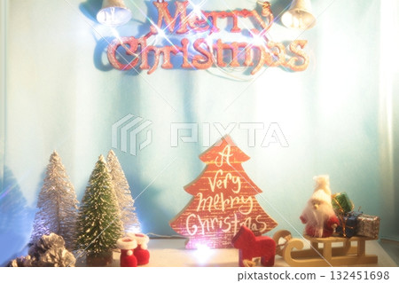 與聖誕樹的風景 132451698