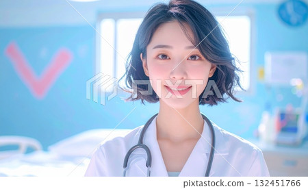 Young female doctor 132451766