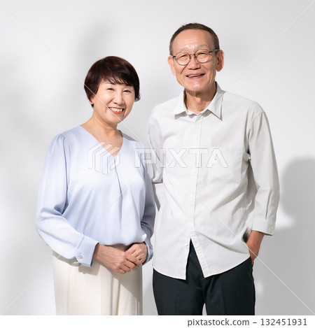 Senior couple portrait 132451931