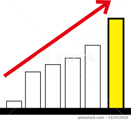上升的圖表 上升的圖表 132452029