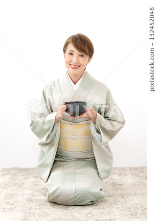 Tea ceremony, Matcha, Kimono Tea ceremony, Matcha, Kimono 132452048